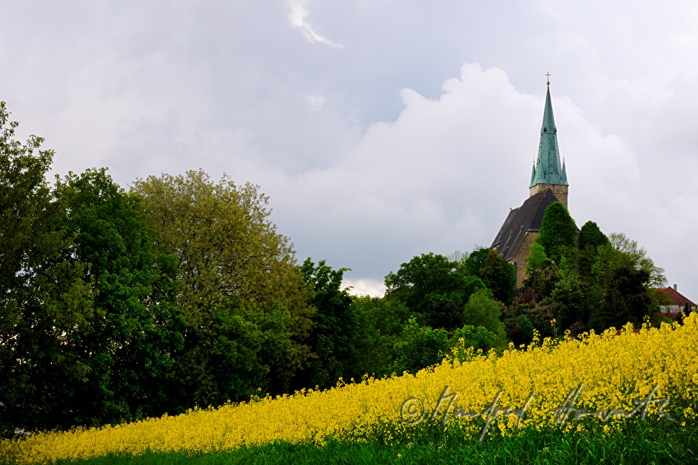 gothic fortified church Saint Michael