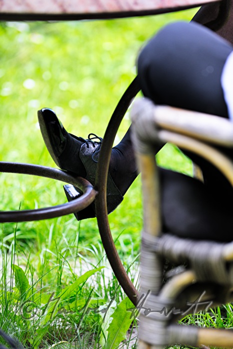 the shoe of the actress Anne Nennent