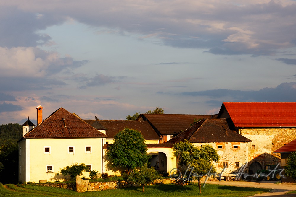 farm built on the relics of the defense fortress