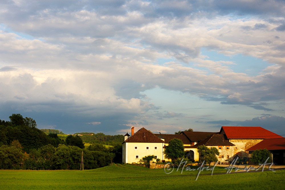 farm built on the relics of the defense fortress