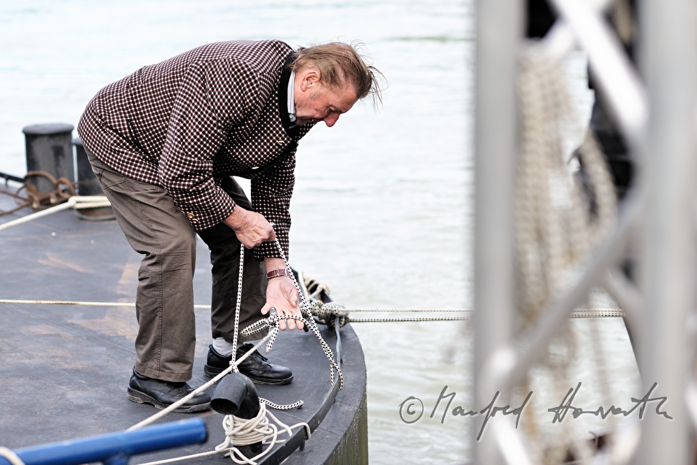 navigator of a motor boat