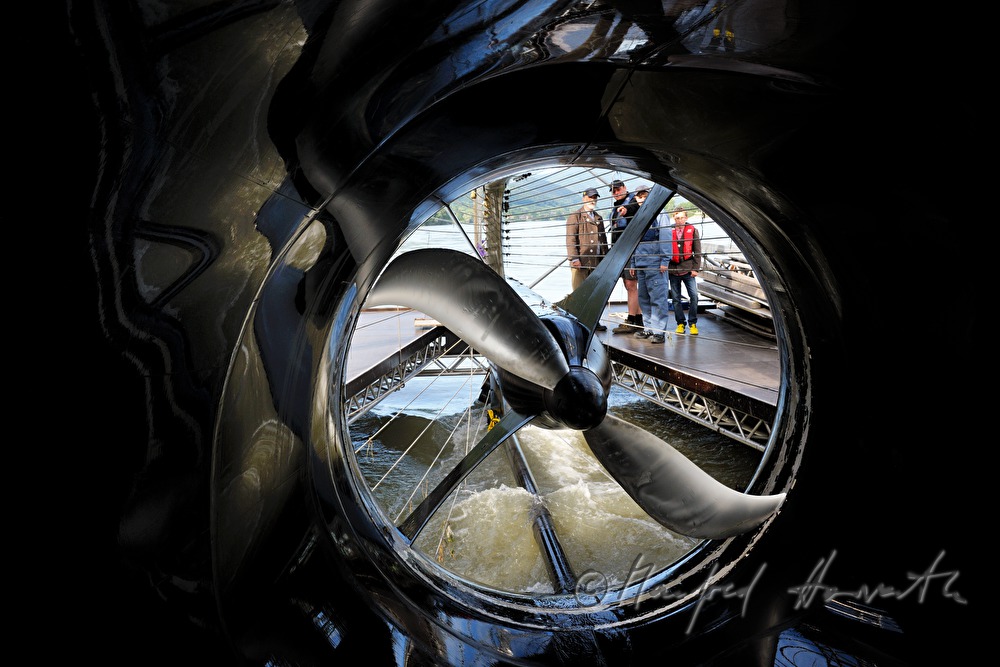 the hydroelectric power plant 