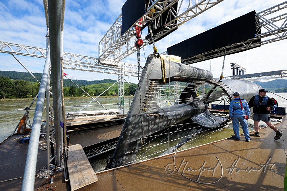 the hydroelectric power plant 
