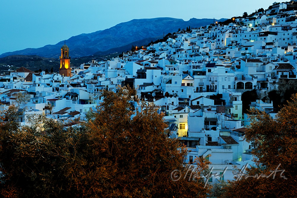 white village in the  Serranía de Ronda