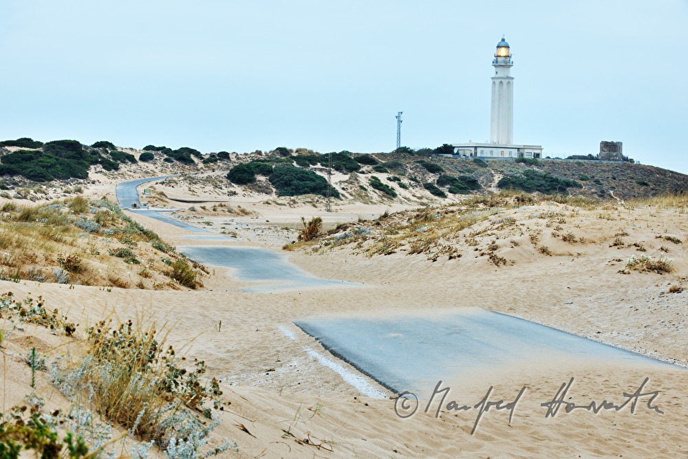 lighthouse or Barbate and sanddune
