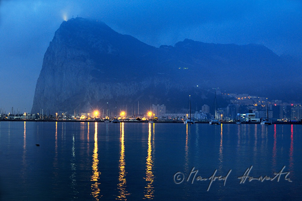 view over The Strait of Gibraltar