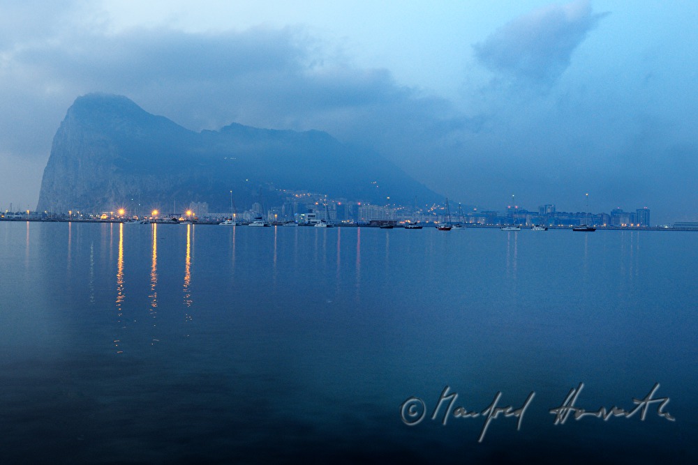 view over The Strait of Gibraltar