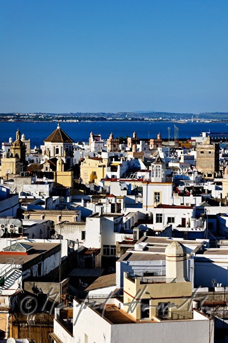 view from Torre Tavira to the harbour