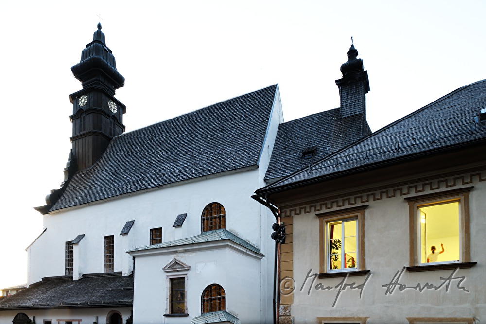 church and school with scholar during lession