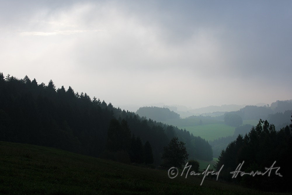 view from Hartmannsdorf to the east