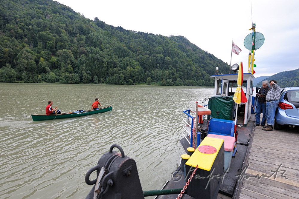 car ferry from Obermühl to Kobling