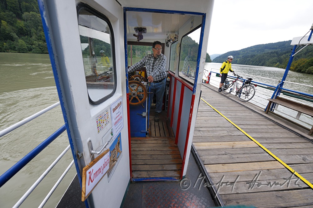 car ferry from Obermühl to Kobling