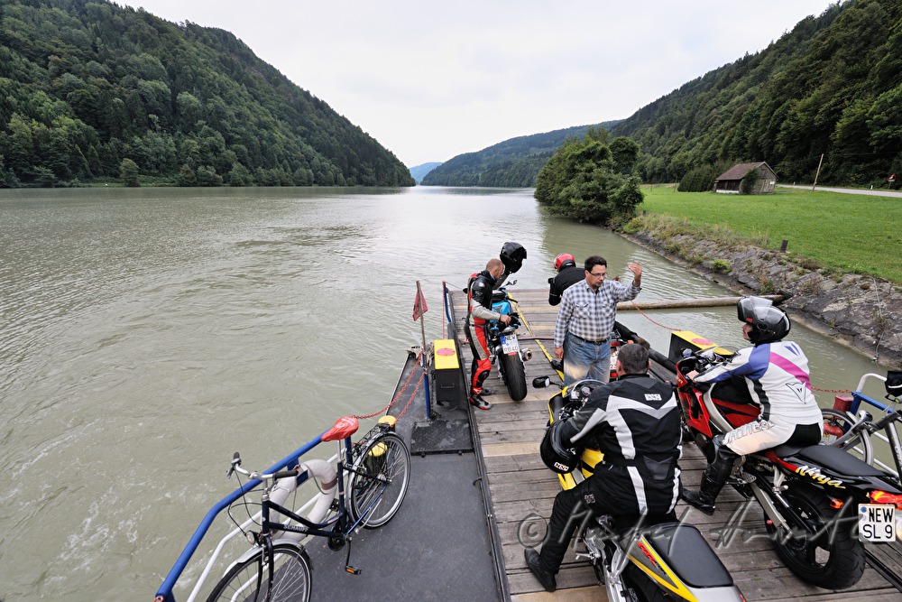 car ferry from Obermühl to Kobling