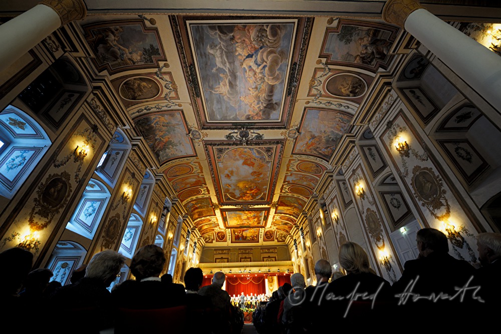 view from the audience to the stage