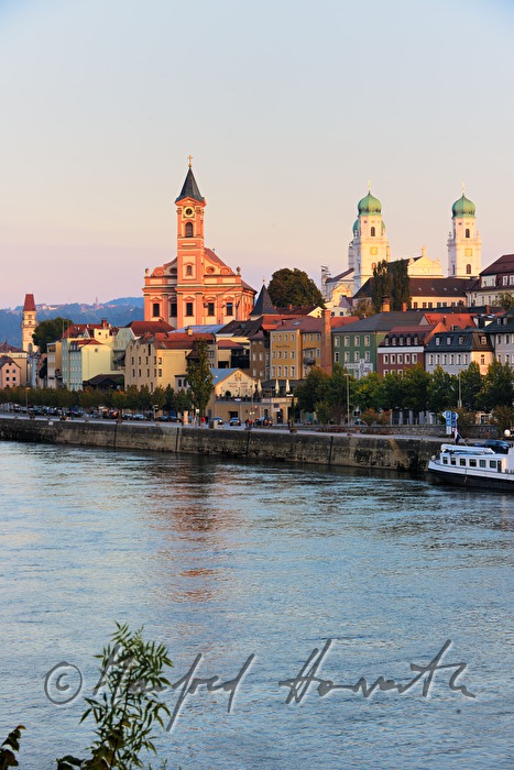 View over the city towards Dome
