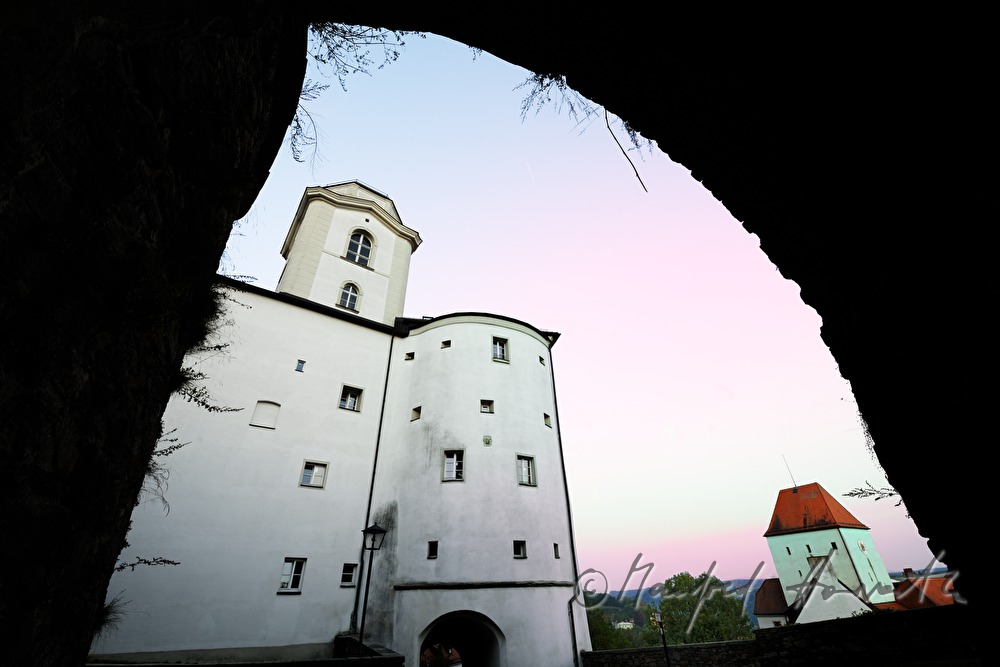 archway and castle 