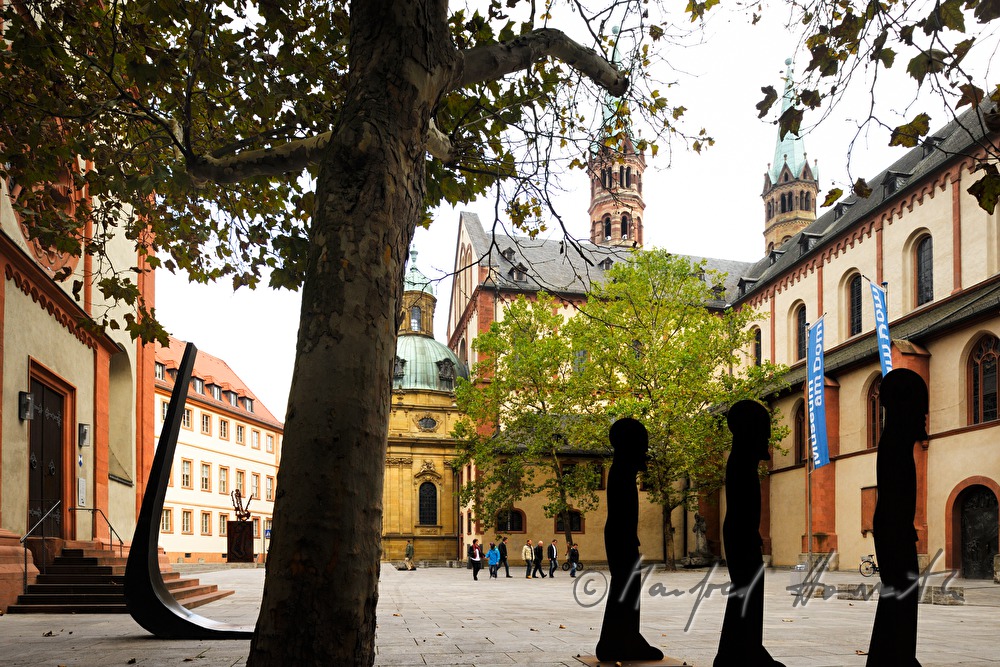 Würzburg Cathedral and sculptures of the 