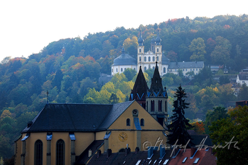 Fortress Marienberg on the rivershore of the Main