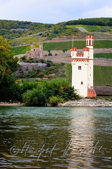 Mouse Tower on the Mouse Island in the Rhine