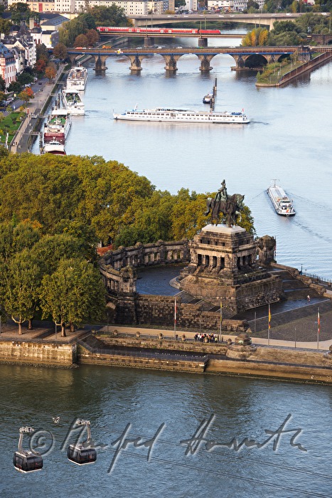 Emperor Wilhelm II monument at 