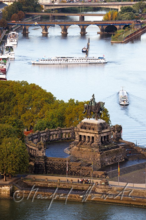 Emperor Wilhelm II monument at 