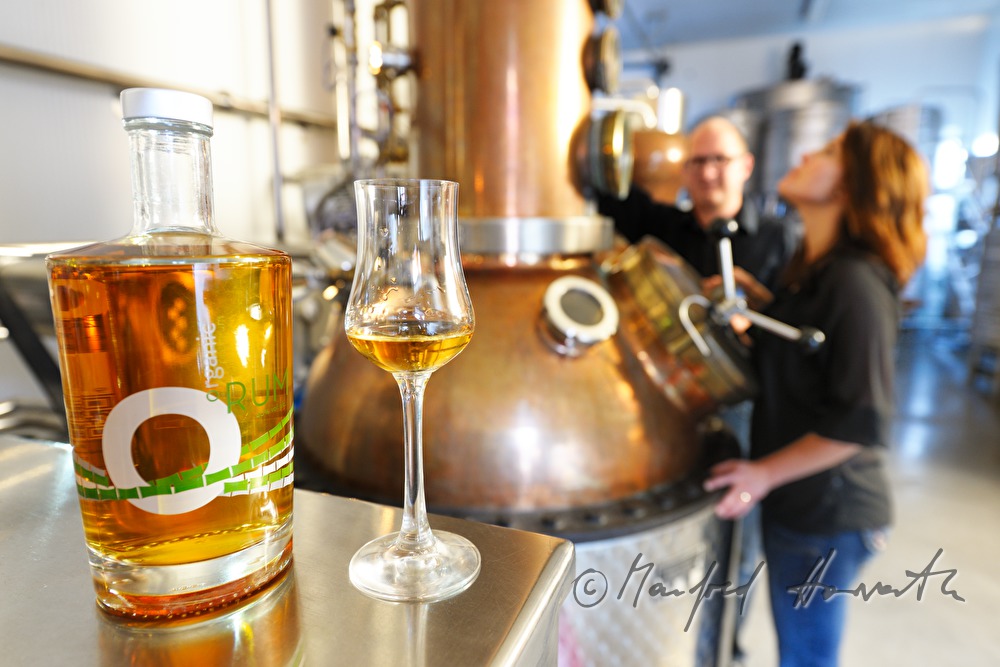 the producers of Schnaps near the distilling plant