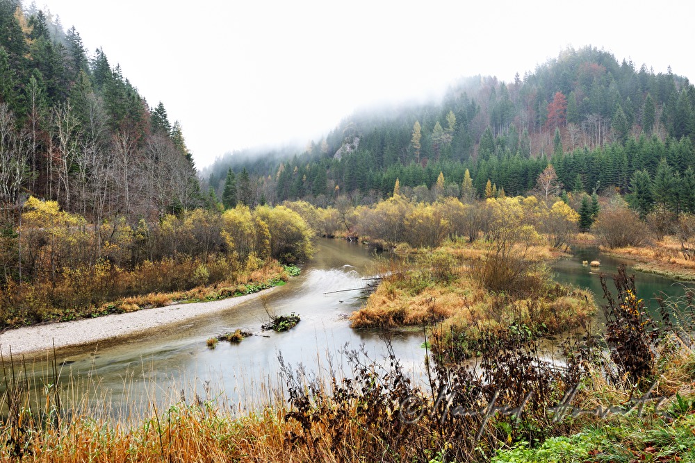 River Salza and Salza Valley near Mariazell