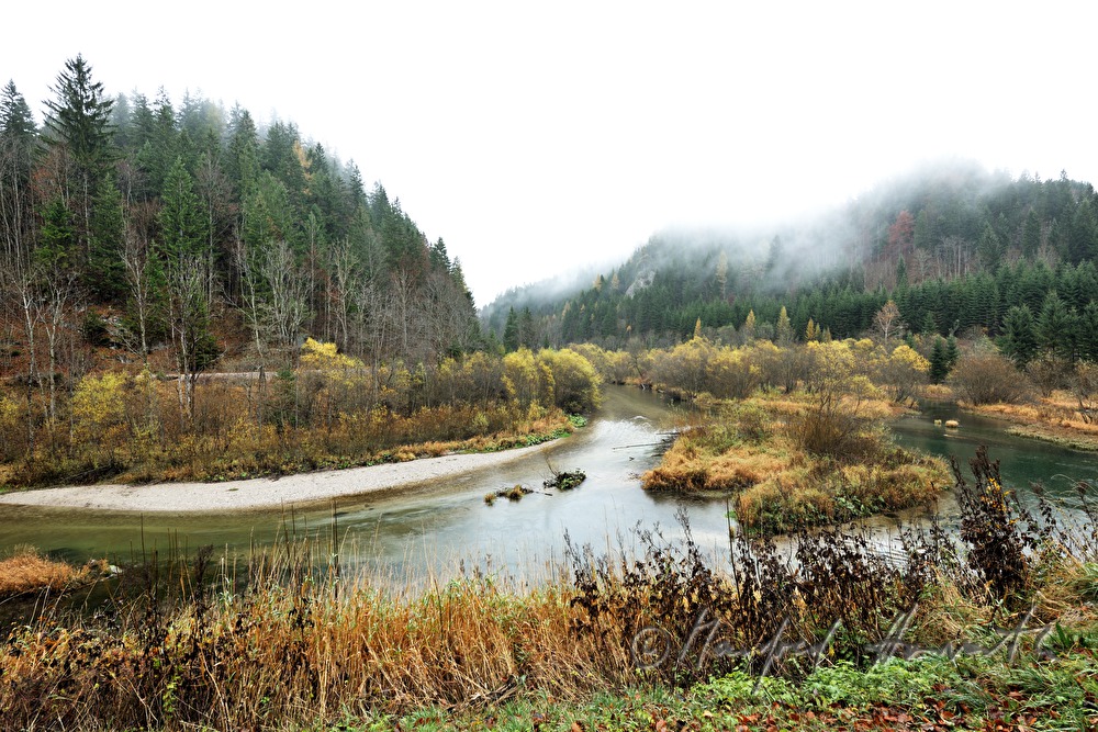 River Salza and Salza Valley near Mariazell