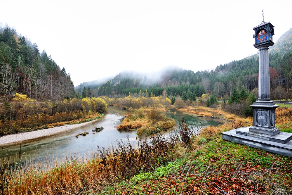 River Salza and Salza Valley near Mariazell