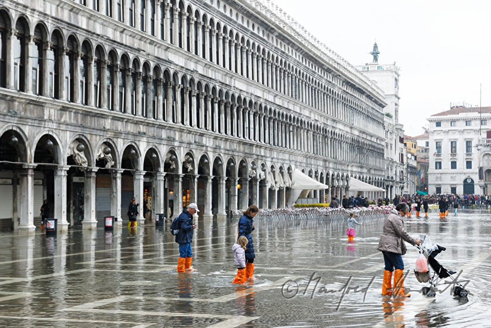 sweeper at St Mark's Square