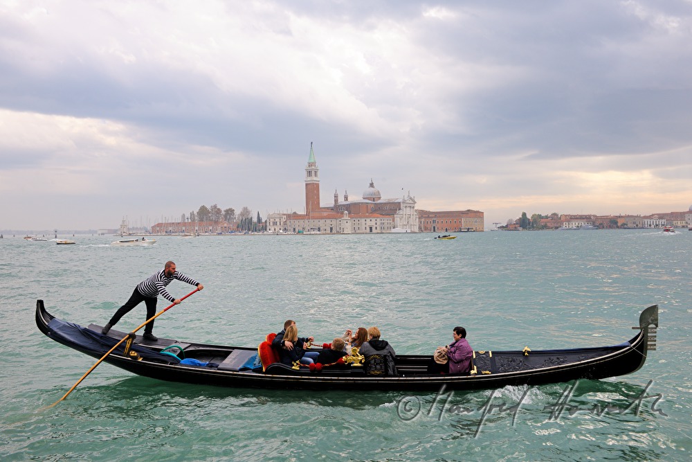 gondola and San Giorgio Island