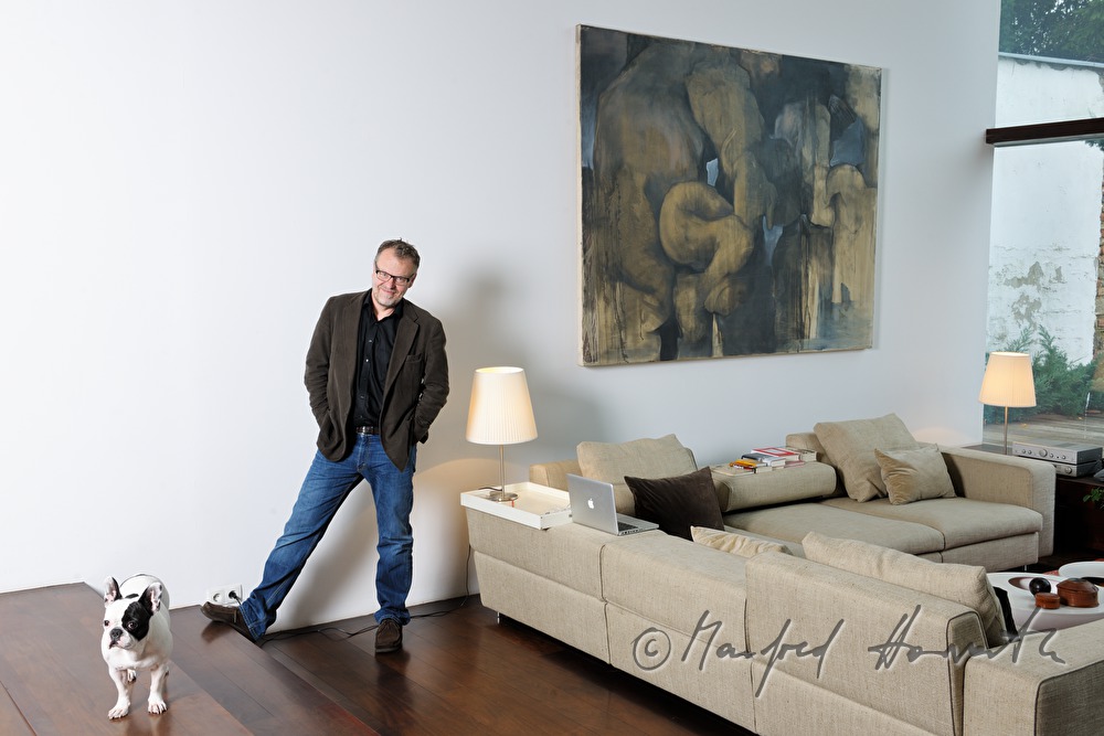Oscar winner Stefan Ruzowitzky at home