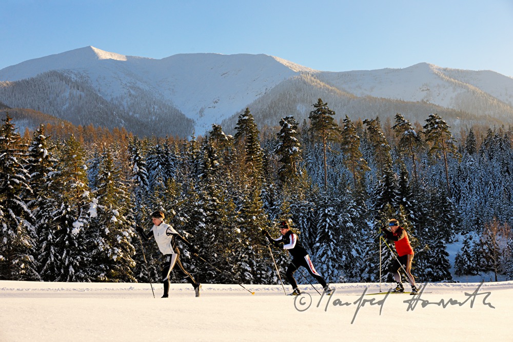 cross-country skiers