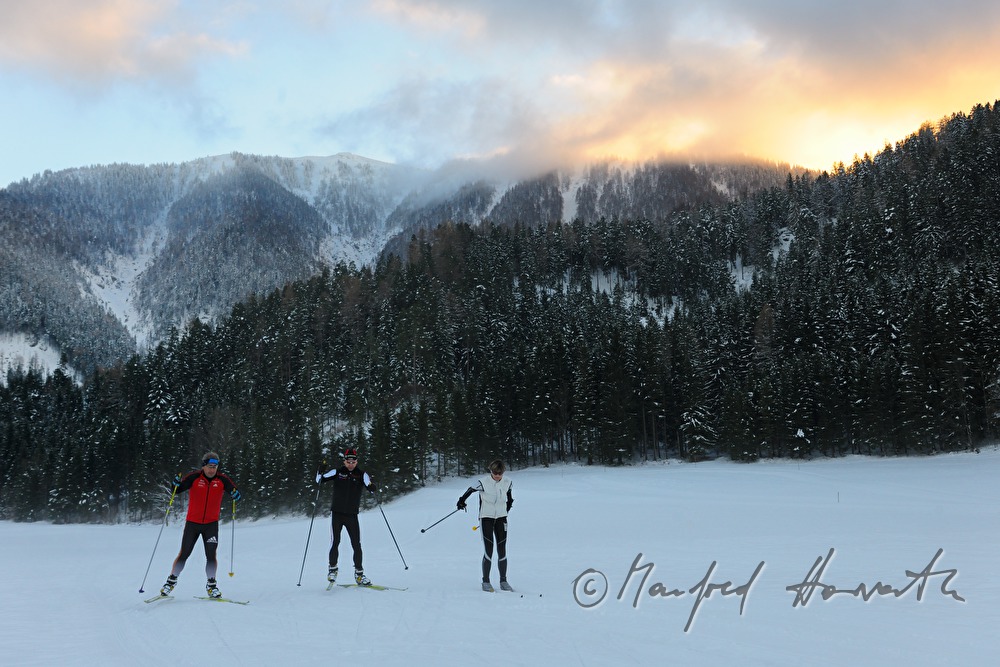 cross-country skiers