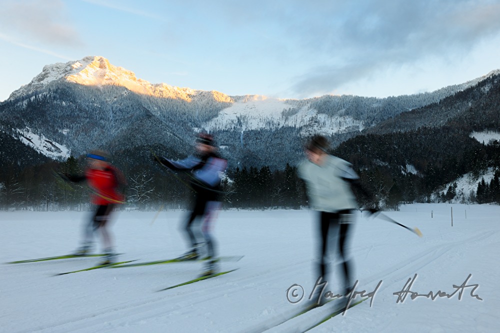cross-country skiers