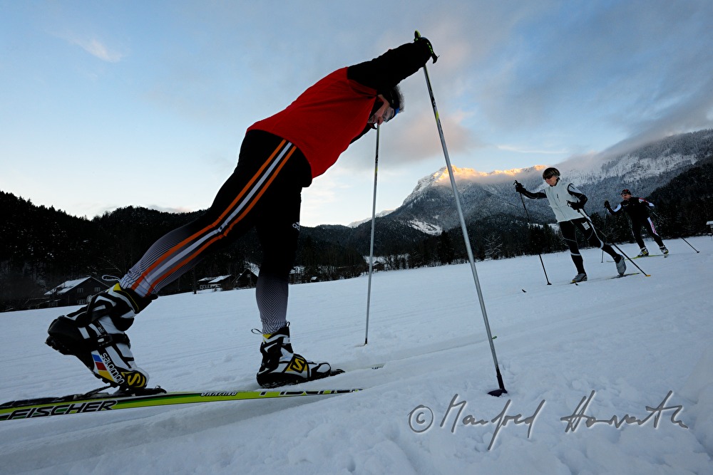 cross-country skiers