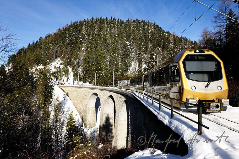 Saugrabenviadukt of the railway Mariazellerbahn