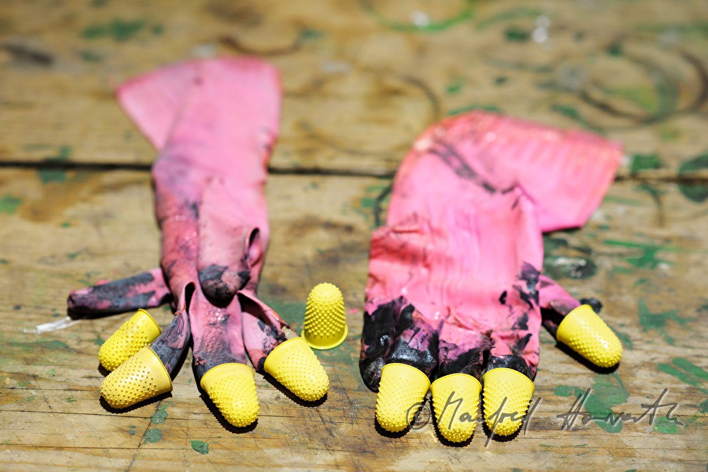 protection for rubber gloves