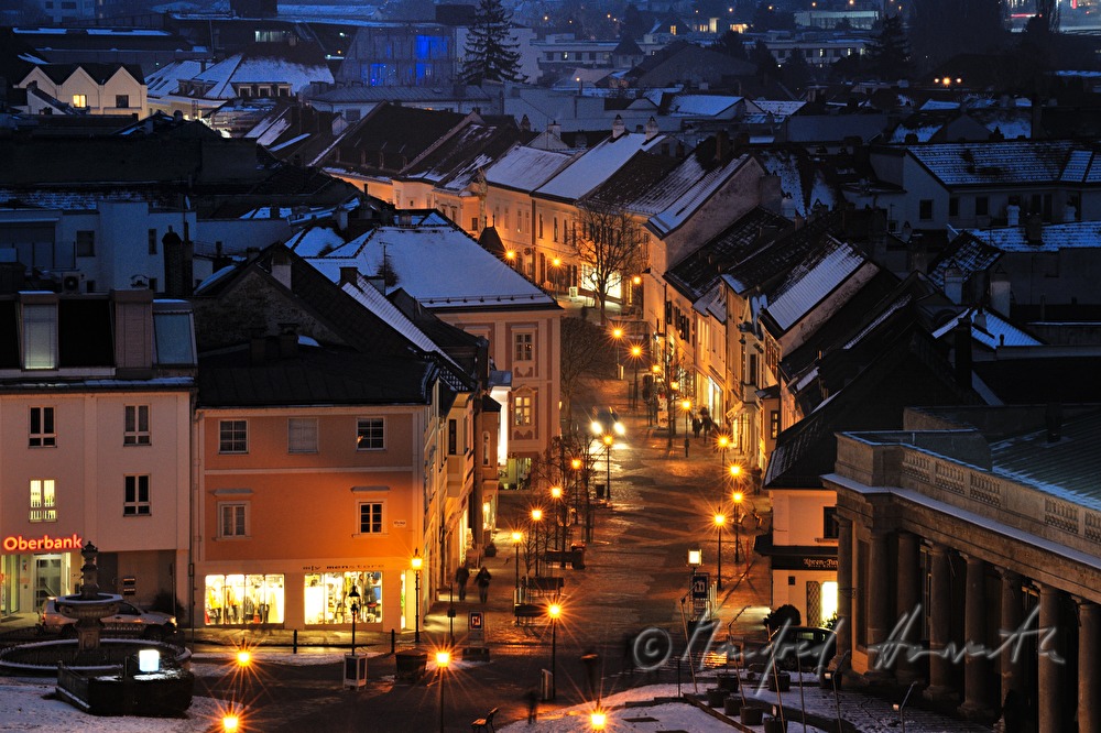 view over the city from the roof of the RAIKA building