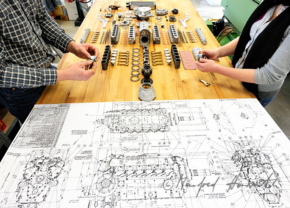 development of a supercharged V12 aircraft engine