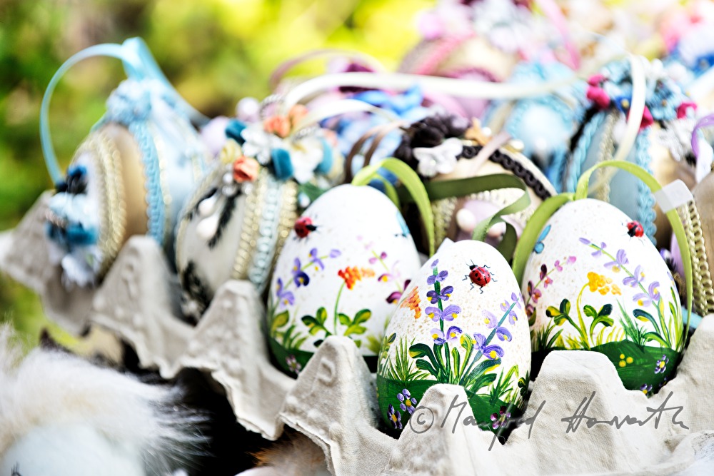 painted Easter eggs from the manufactory