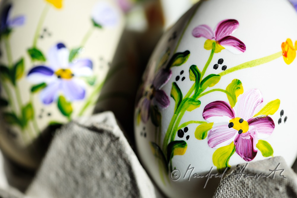 painted Easter eggs from the manufactory