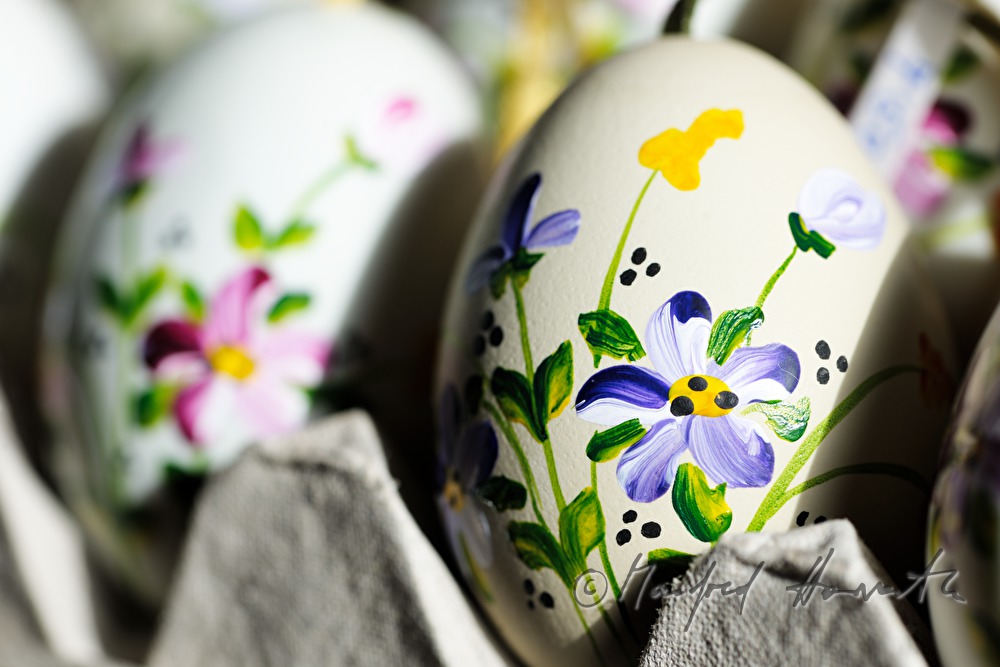 painted Easter eggs from the manufactory
