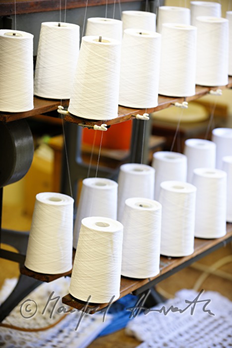 yarn button factory Slesinger:coiling yarn