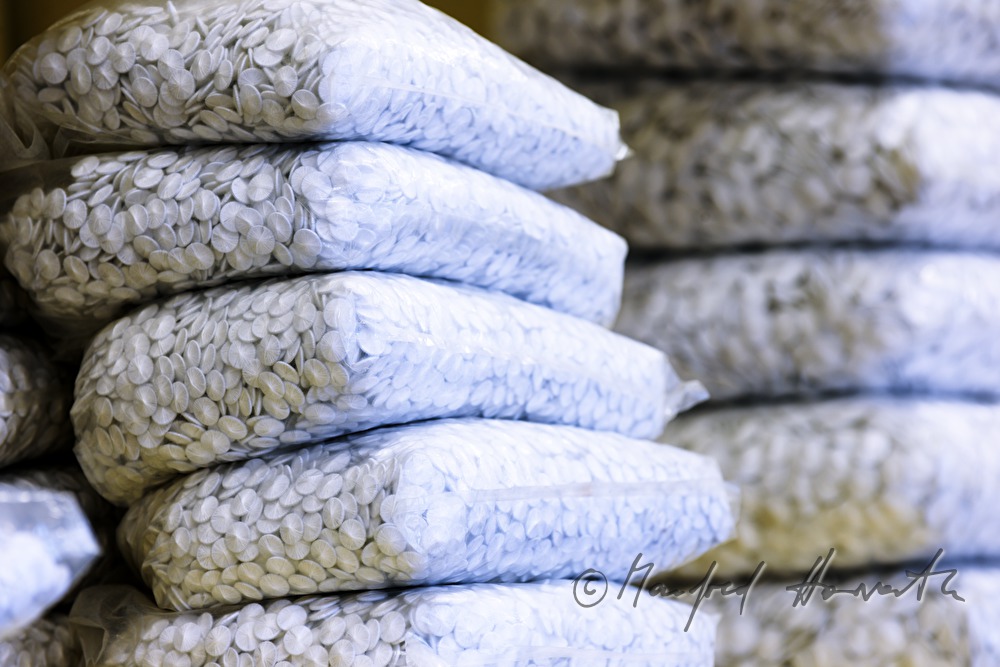 warehouse of the yarn button factory Slesinger