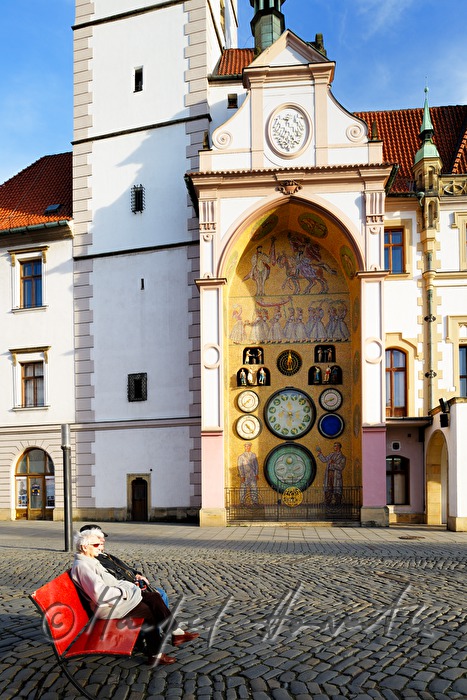 Olomouc astronomical clock of the town hall