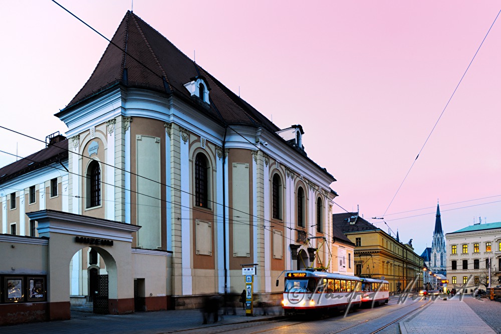 tramway and Saint Wenceslas Cathedral