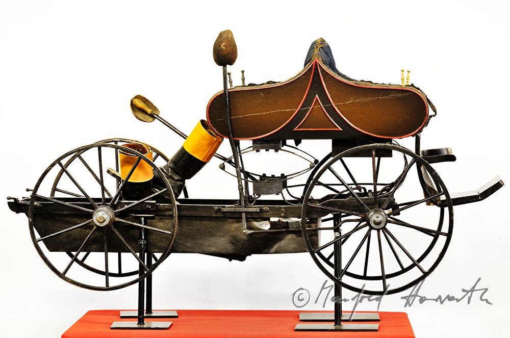pedal carriage from the year 1870