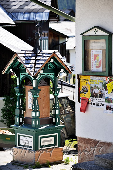 meteorological station in the center of the village