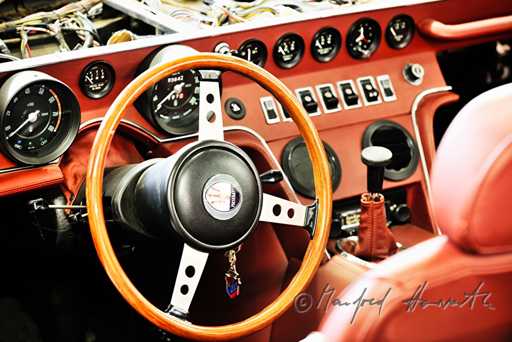 Maserati Ghibli with leather covering